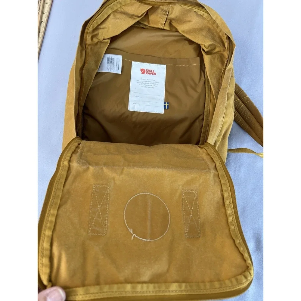 Fjallraven Kanken Classic Mustard Yellow Casual Backpack